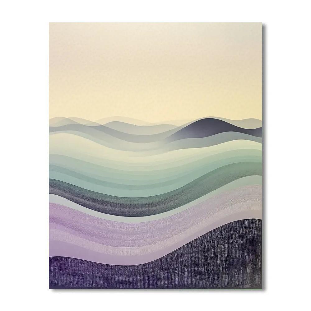 Georges Seurat Inspired Temporal Ripple Fields paint by color