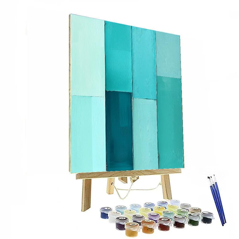 Mark Rothko Inspired Silent Tides painting number kit