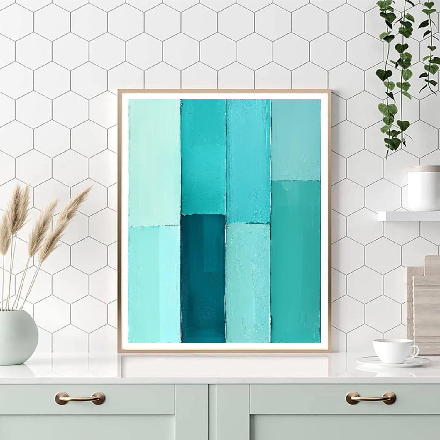 Mark Rothko Inspired Silent Tides painting number kit