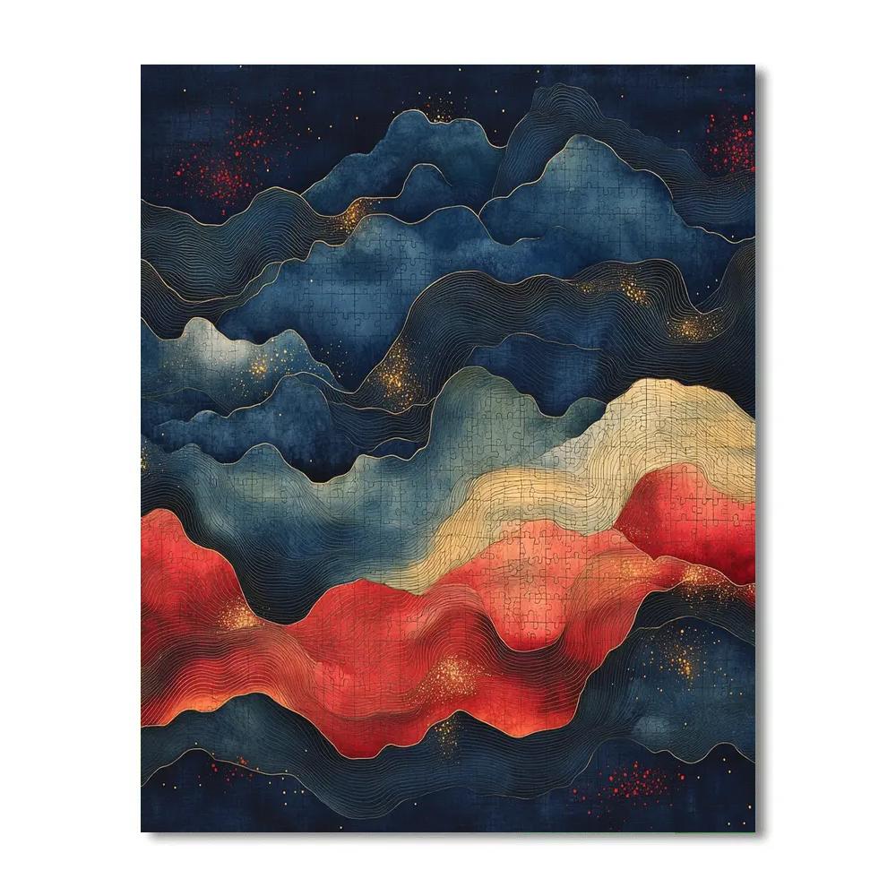 Paul Klee Inspired Resonant Nebula Echoes Paint by numbers kits