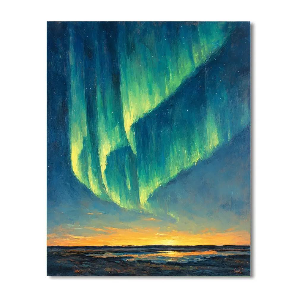 Michelangelo Inspired Aurora Bastion Numbered painting kits