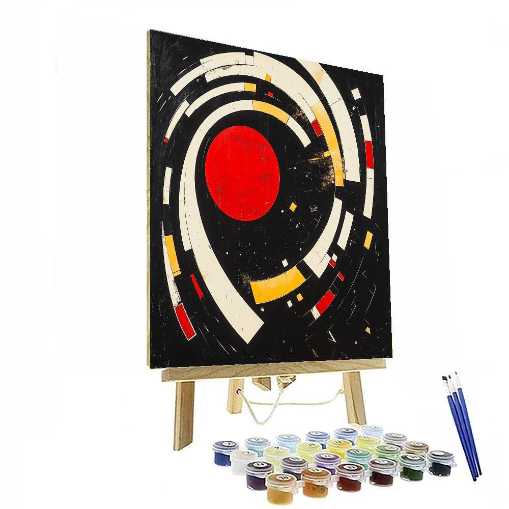 Kazimir Malevich Inspired Orbital Silence Numbered painting kits