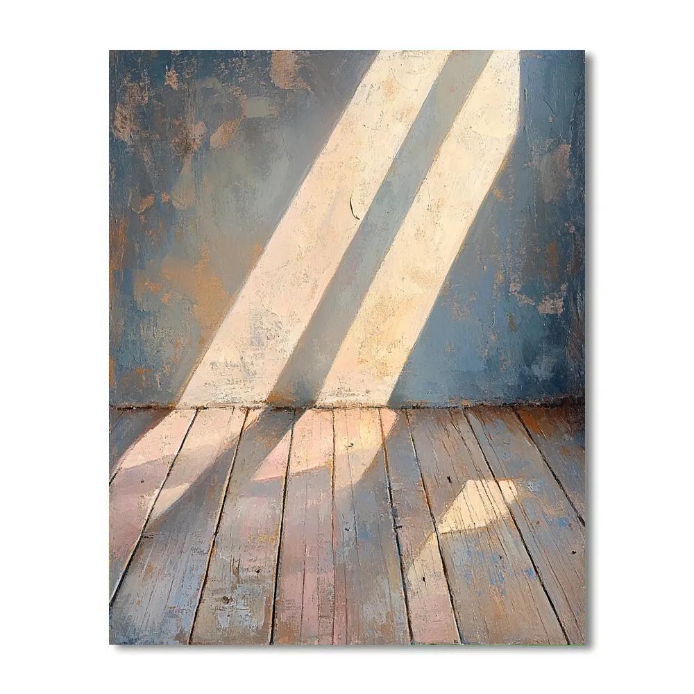 Edgar Degas Inspired Evening Light Over Empty Studio Floor Numbered painting kits