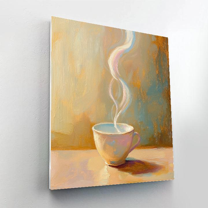 Edgar Degas Inspired Morning Steam Over A Coffee Counter DIY paint by numbers