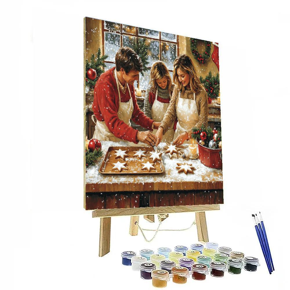 Holiday Baking Companions Number painting