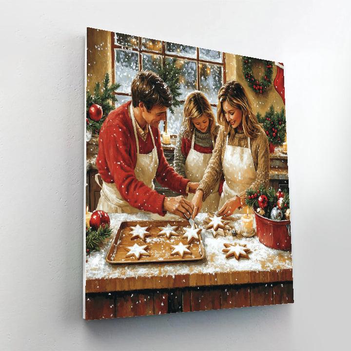 Holiday Baking Companions Number painting