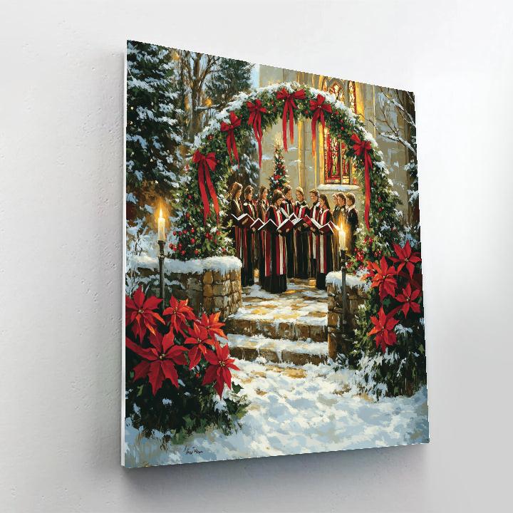 Choir Under The Wreath Arch painting number kit