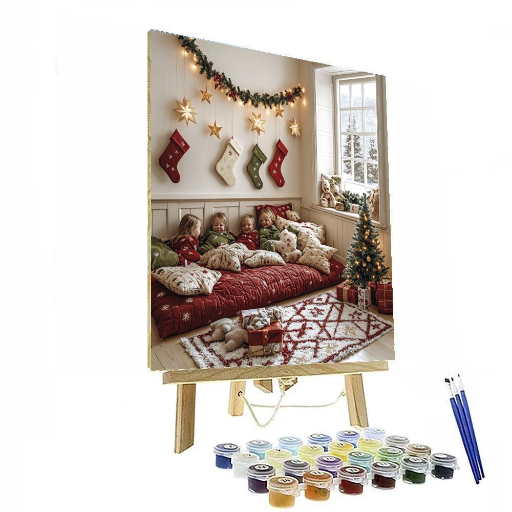 Star Garland Sleepover Paint by numbers kits