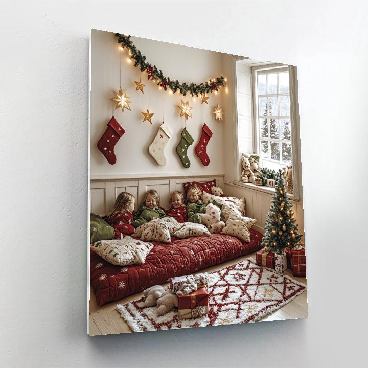 Star Garland Sleepover Paint by numbers kits