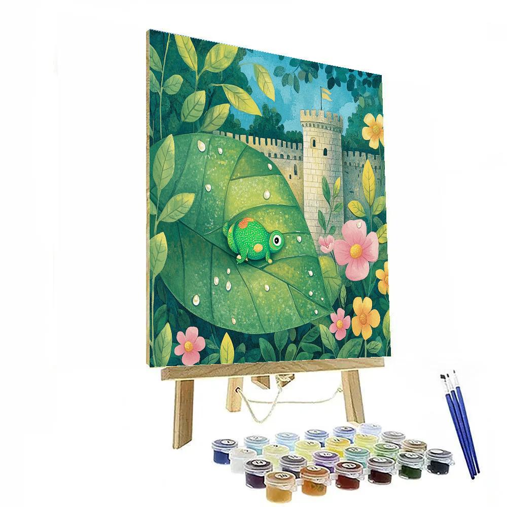 Pascal Garden Leaf Hideout Disney Inspired Paint by numbers art