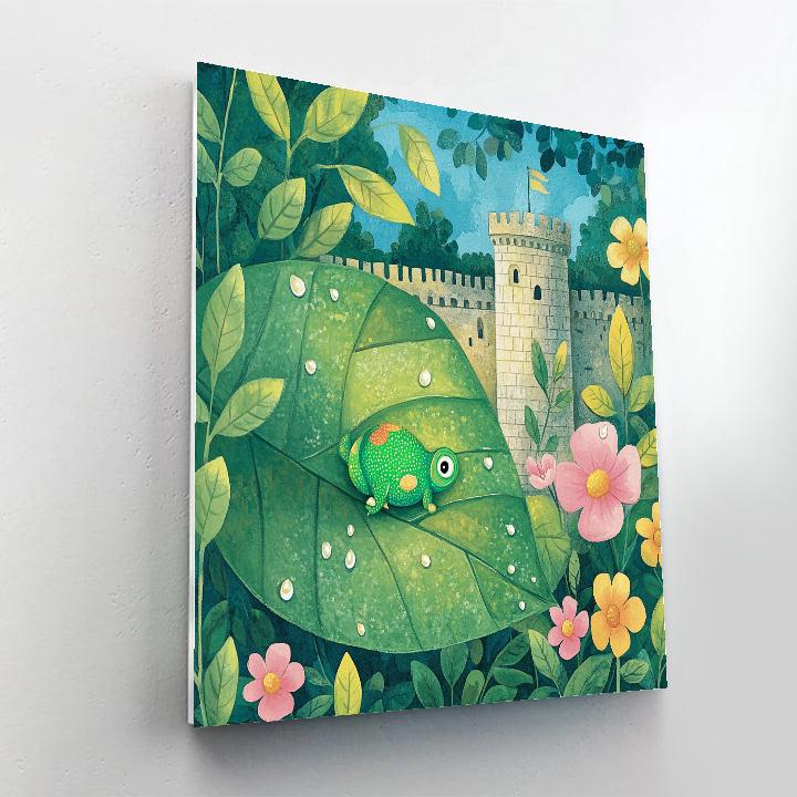 Pascal Garden Leaf Hideout Disney Inspired Paint by numbers art