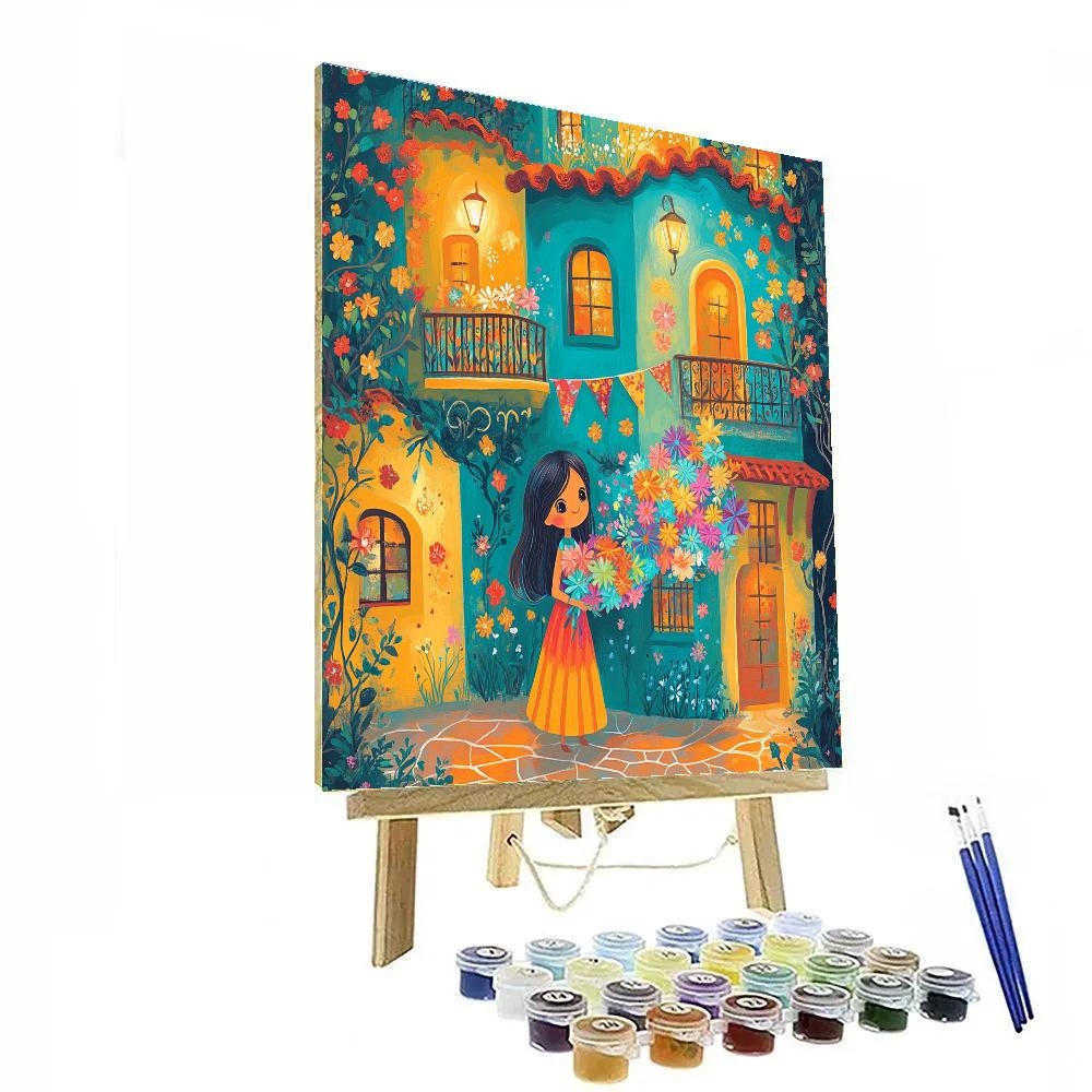 Mirabel Madrigal Courtyard Color Celebration Disney Inspired paint by color