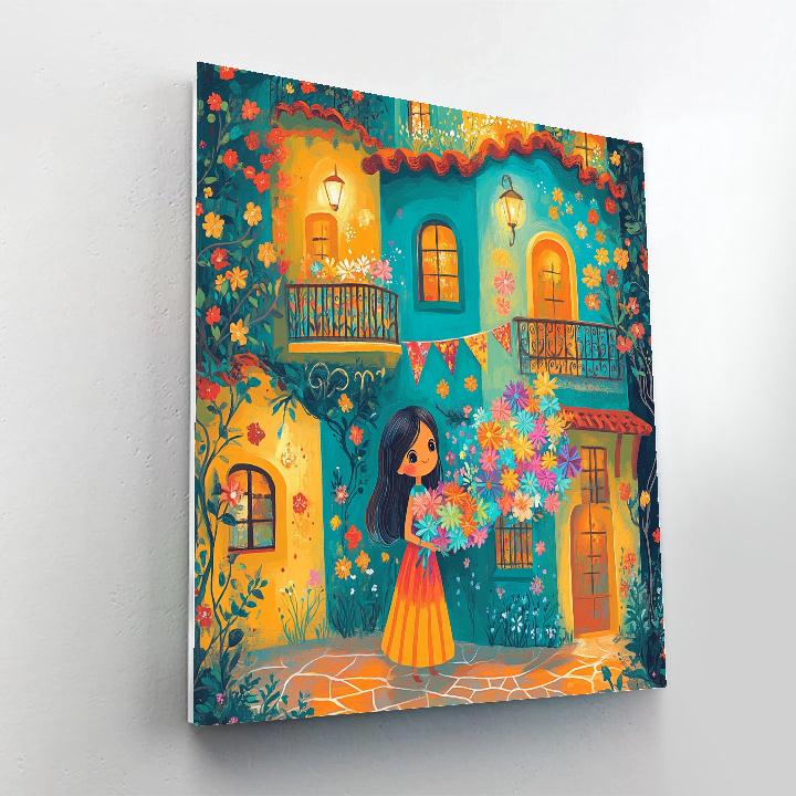 Mirabel Madrigal Courtyard Color Celebration Disney Inspired paint by color