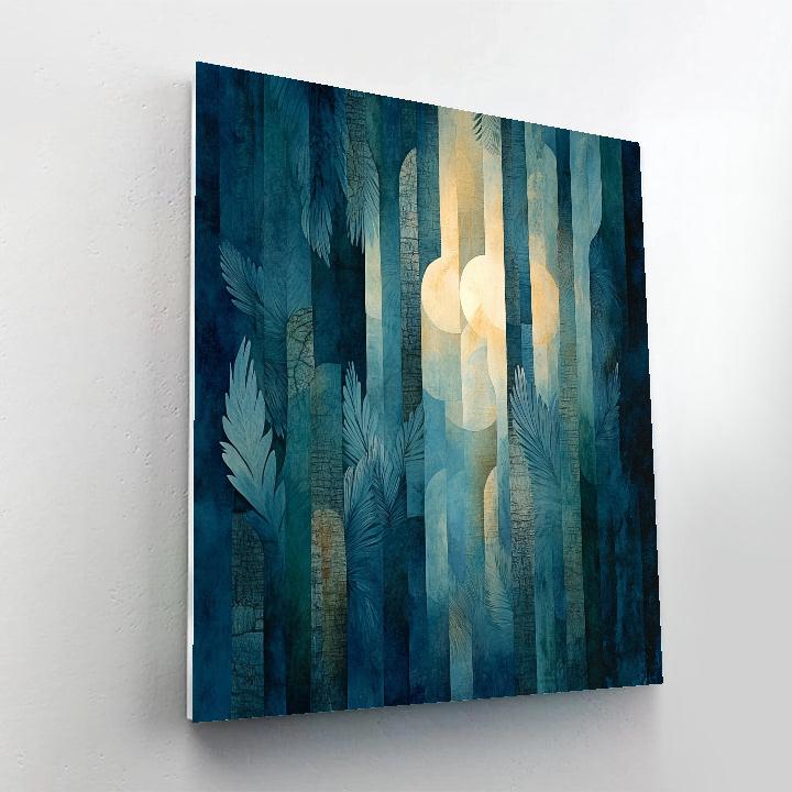 Max Ernst Inspired Nocturnal Forest Of Echoes Number painting