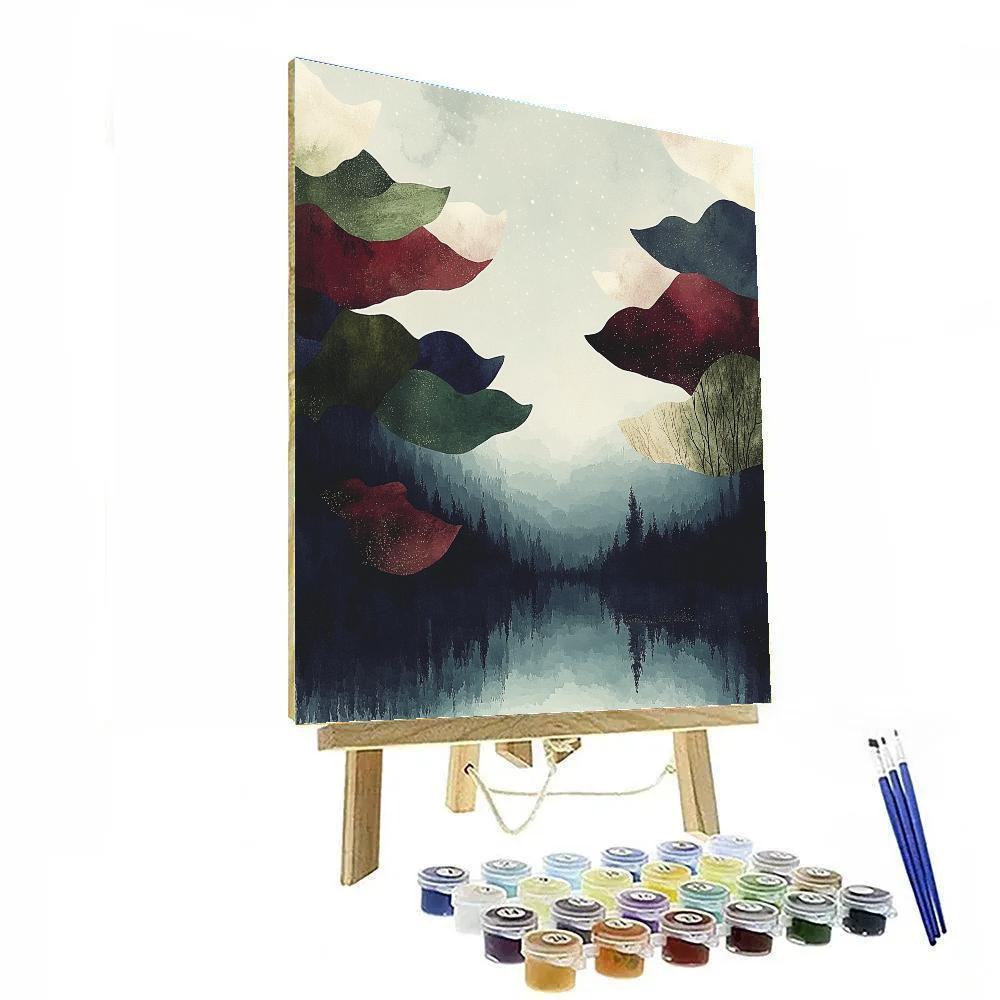 Max Ernst Inspired Celestial Garden Of Unspoken Dreams Numbered painting kits