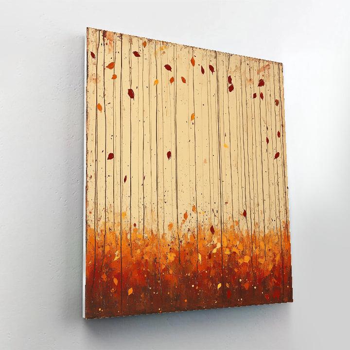 Jackson Pollock Inspired Ember Field Of Autumn Sparks Painting by numbers kit