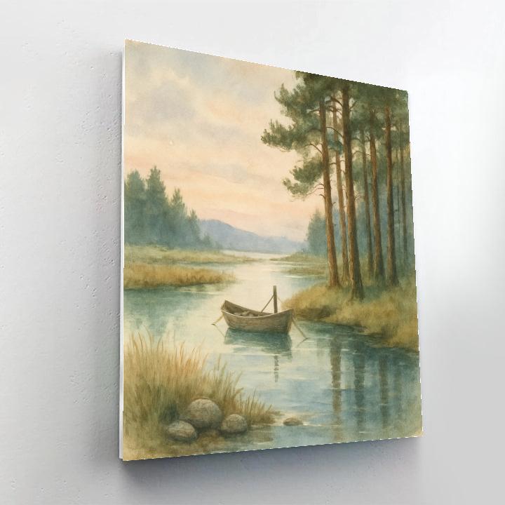 Whispering Pines At Silver Marsh Number painting