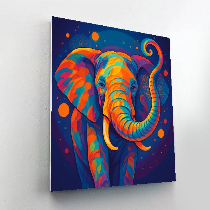 Chromatic Elephant Majesty paint by numbers