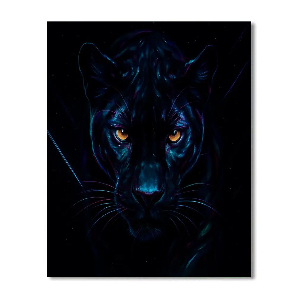 Prismatic Panther Nightwatch painting number kit