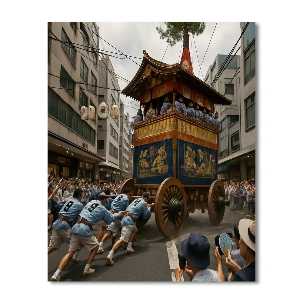 Gion Matsuri Yamaboko Float Turning Corner painting number kit