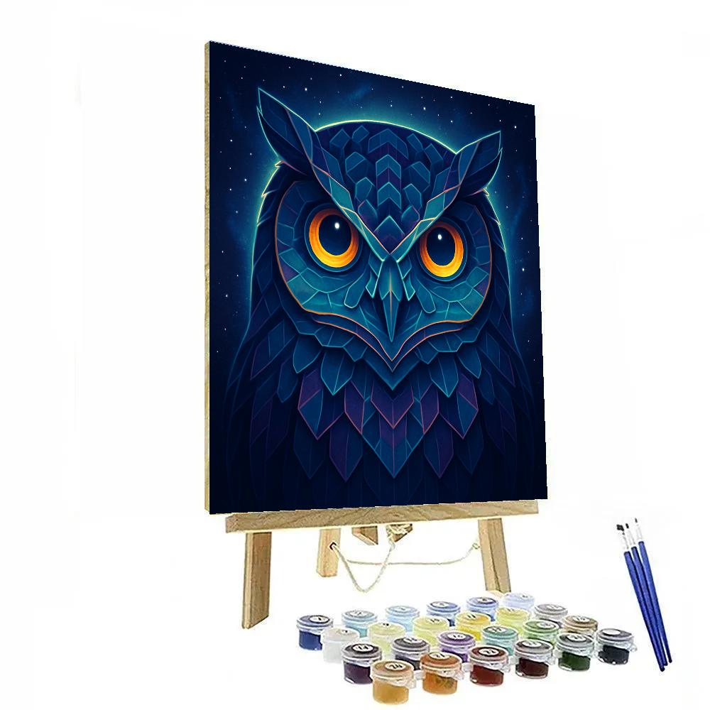 Cosmic Owl Insight painting number kit