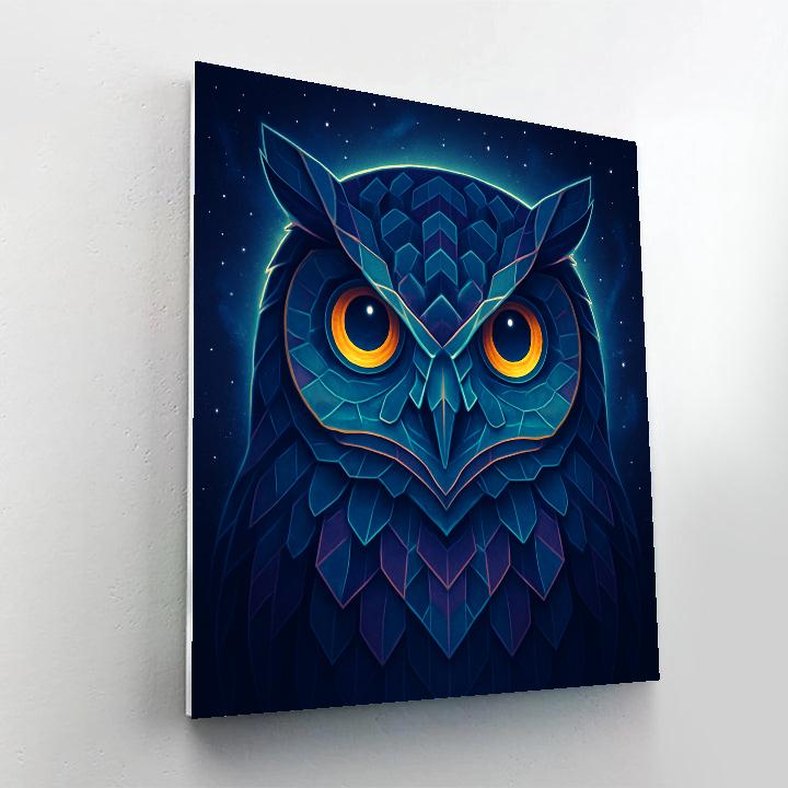 Cosmic Owl Insight painting number kit