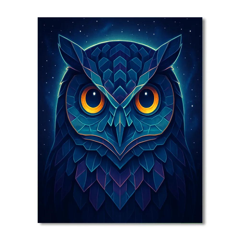 Cosmic Owl Insight painting number kit