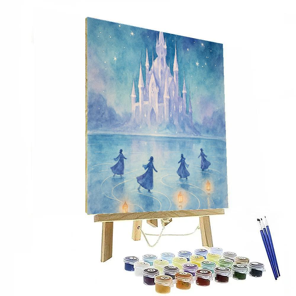 Icicle Castle Winter Ball Paint by numbers kits