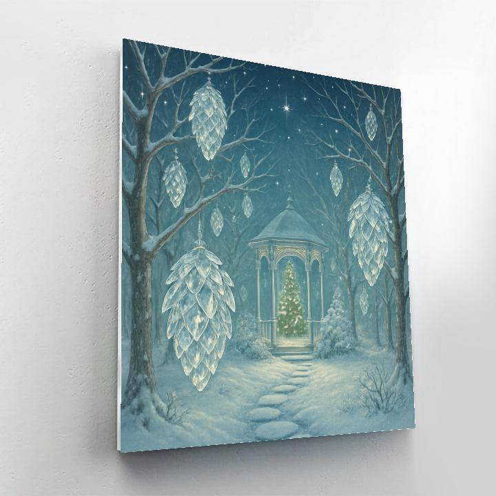 Crystal Pinecone Star Orchard Paint by numbers art