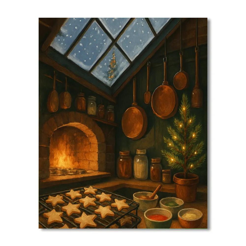 Holiday Star Baker Skylight Loft DIY paint by numbers