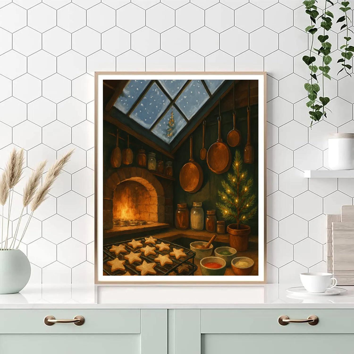 Holiday Star Baker Skylight Loft DIY paint by numbers