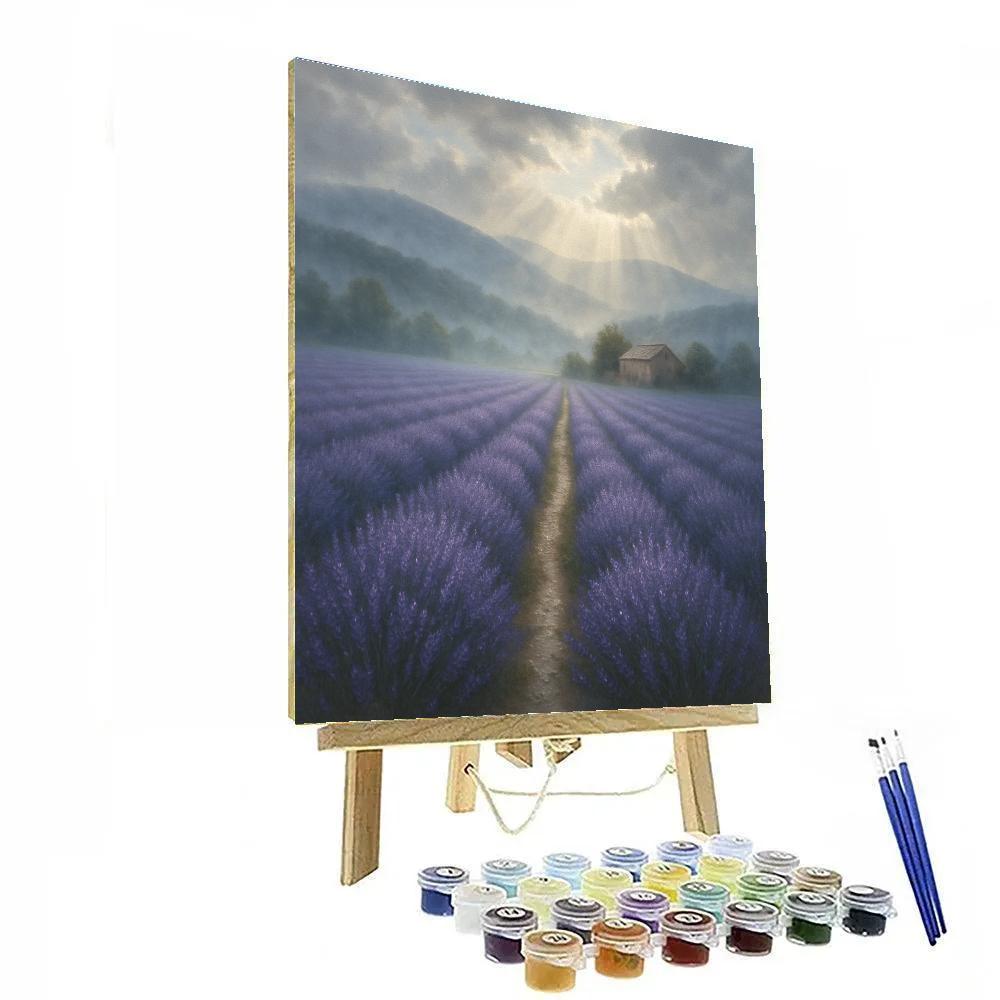 Lavender Valley After The Rain Numbered painting kits