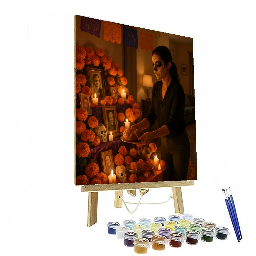 Day Of The Dead Ofrenda In Mexico City Home paint by numbers