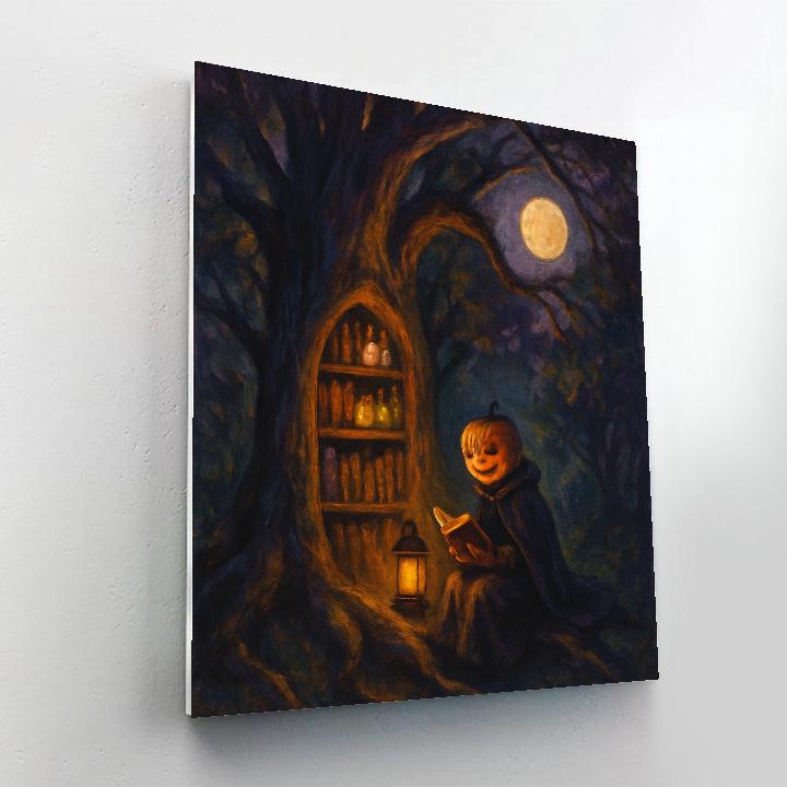 Midnight Library Of Spells DIY paint by numbers
