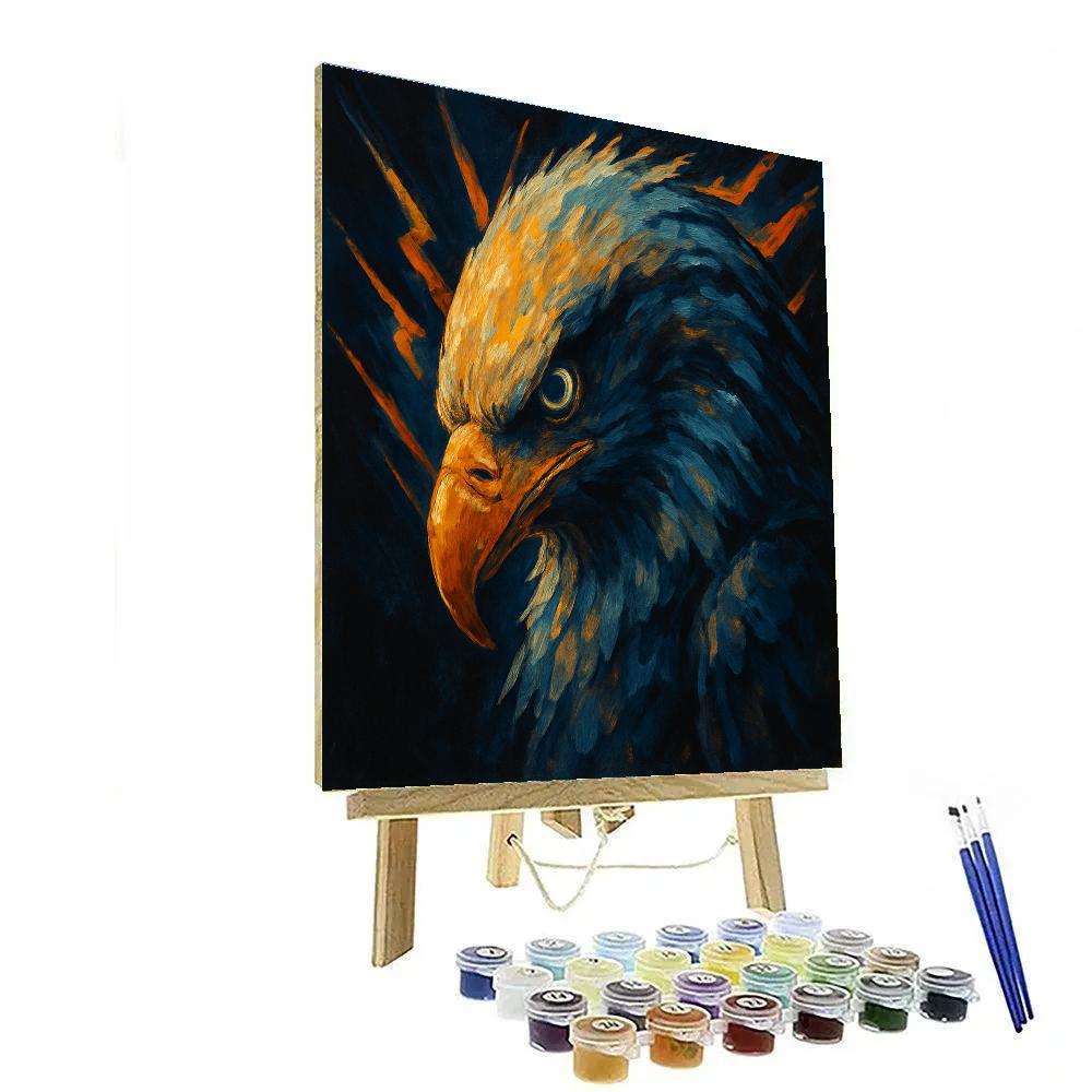 Stormbound Eagle Pulse paint by numbers