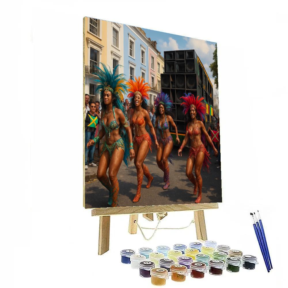 Notting Hill Carnival Street Sound System DIY paint by numbers