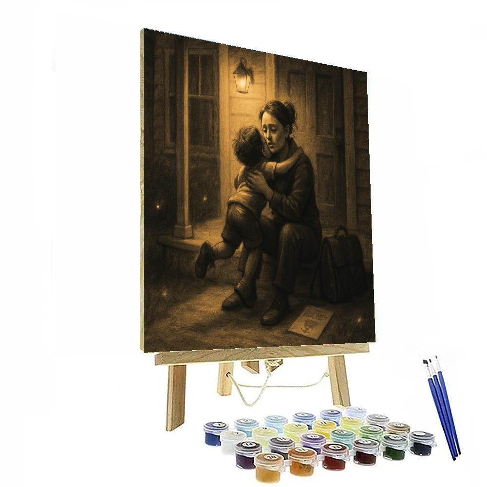 After Work Porch Reunion paint by color