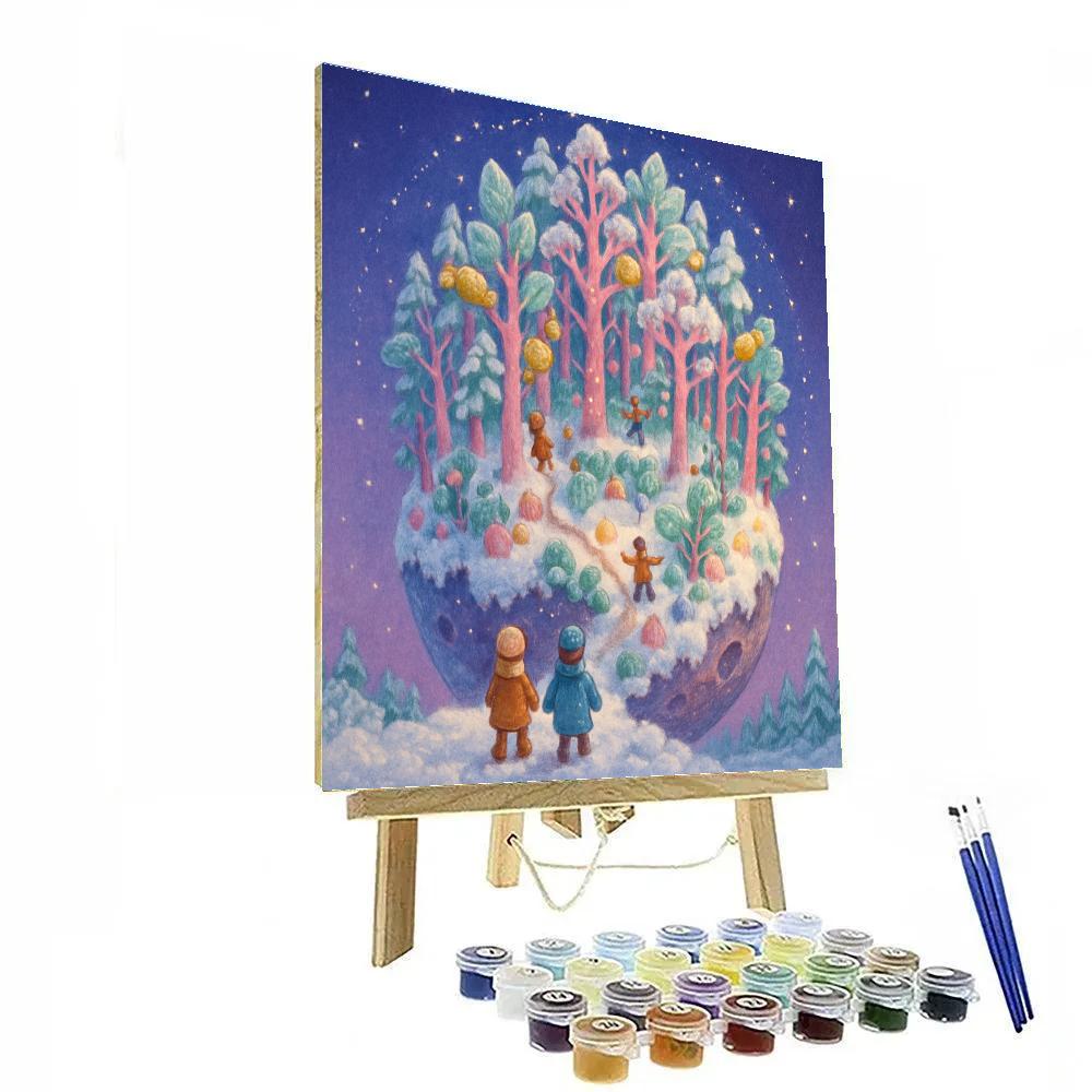 Twilight Candy Forest On A Meteor DIY paint by numbers