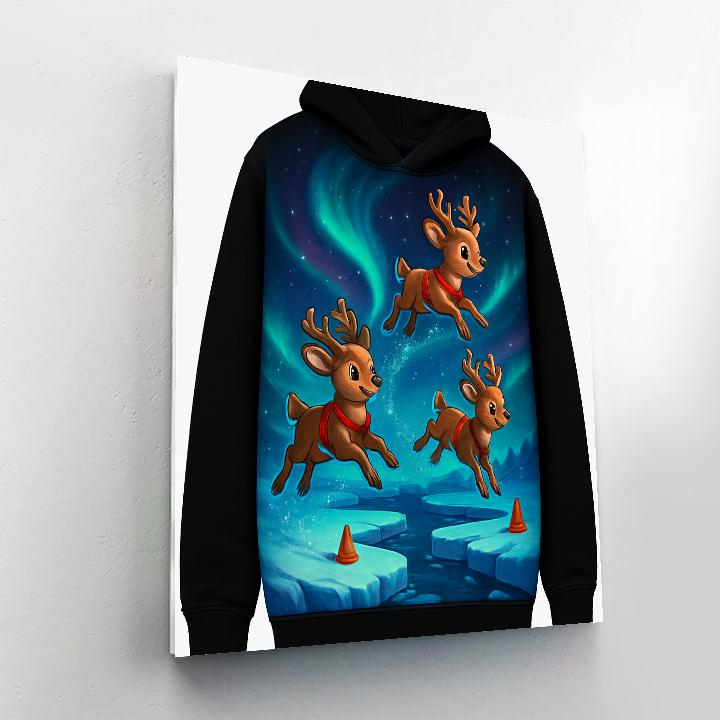 Aurora Reindeer Flight School paint by color