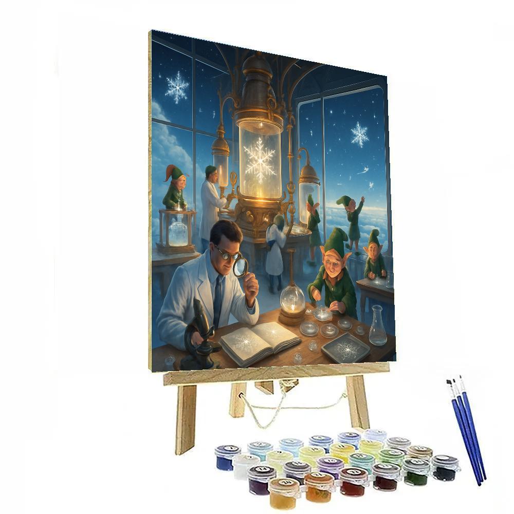 Stellar Snowflake Laboratory painting number kit