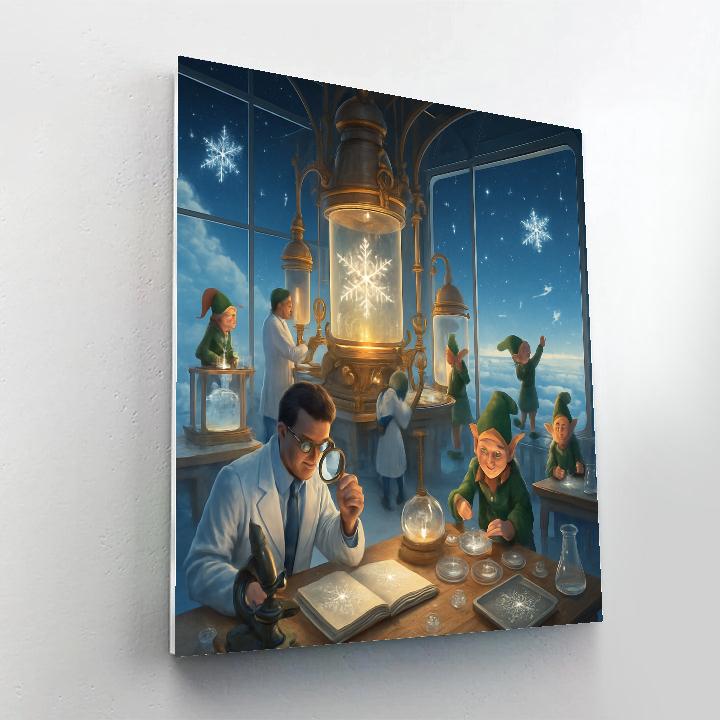 Stellar Snowflake Laboratory painting number kit