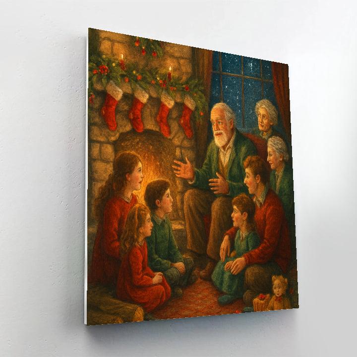 Starry Hearthside Storytime paint by number