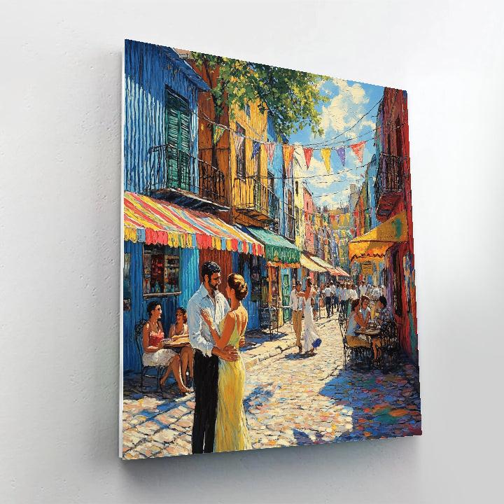 Caminito Street In La Boca – Buenos Aires, Argentina paint by number