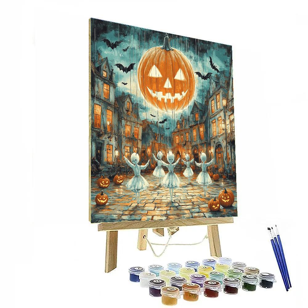 Halloween Masquerade Of The Moonlit Marionettes painting number kit