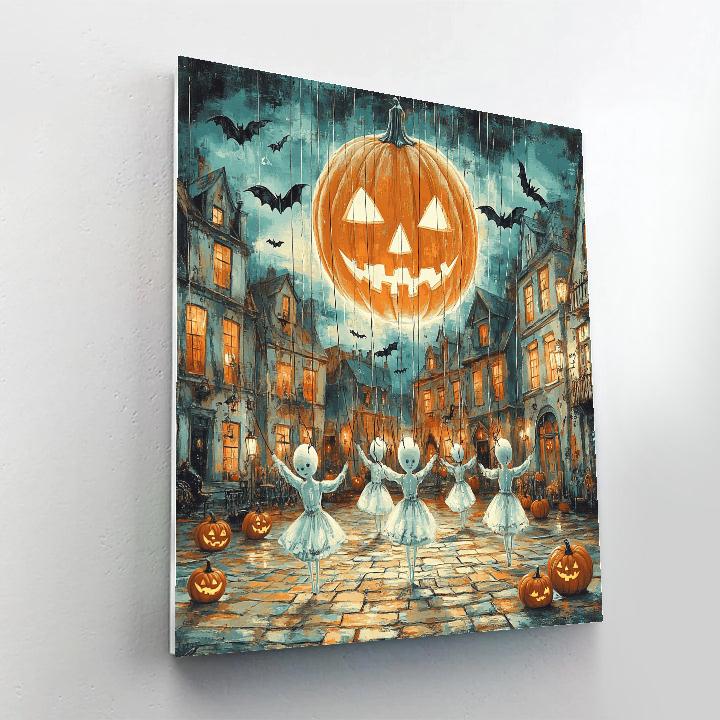Halloween Masquerade Of The Moonlit Marionettes painting number kit