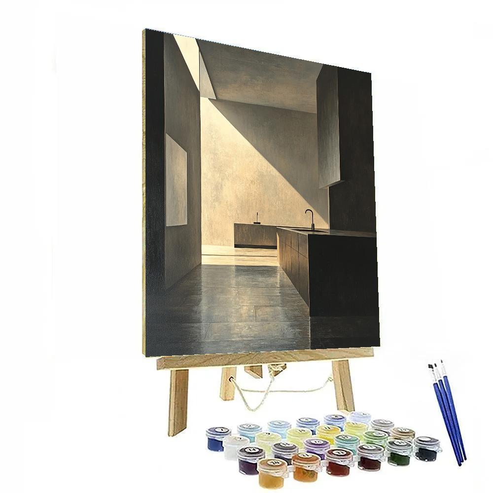 Diego Velázquez Inspired Silent Kitchen Atmosphere In Silvery Light Numbered painting kits