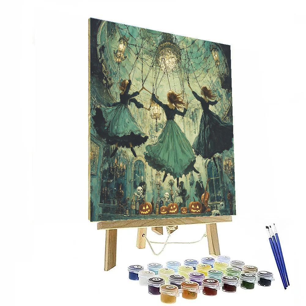 Waltz Of The Marionette Witches Spooky Collection Number painting