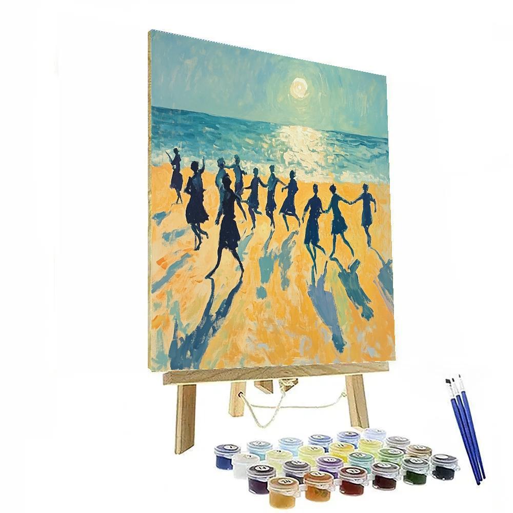 Matisse Inspired Joyful Beach Dancers Paint by numbers kits
