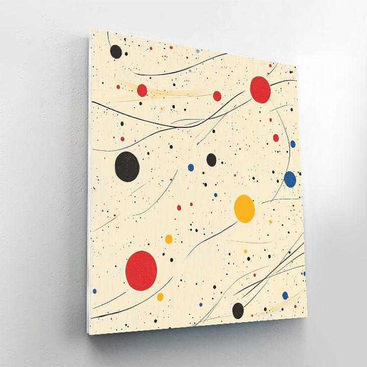 Joan Miró Inspired Cosmic Whispers Of Color Paint by numbers art
