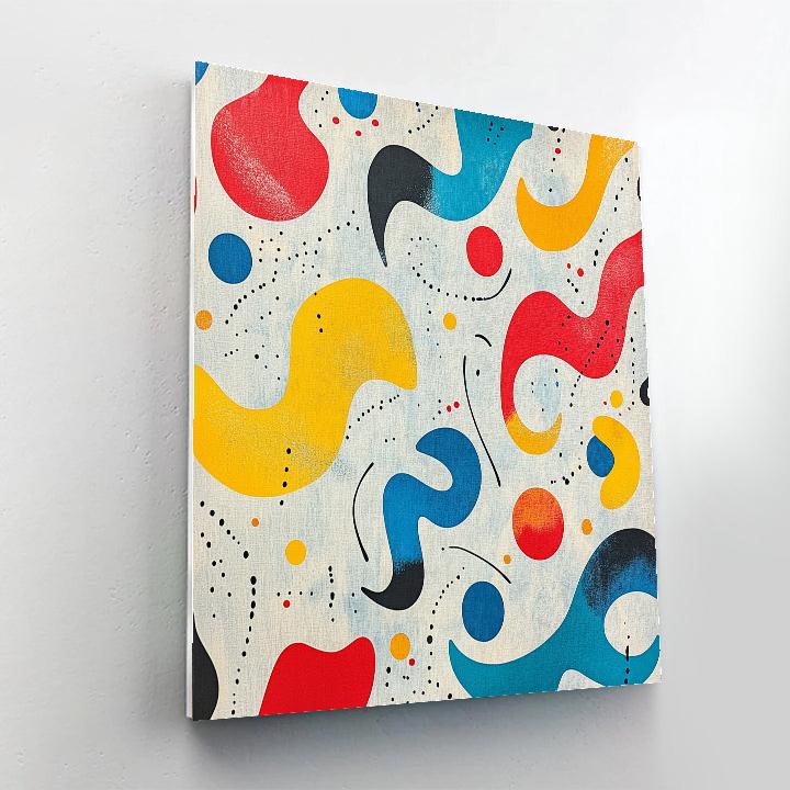 Joan Miró Inspired Carnival Of Abstract Emotions Paint by numbers kits